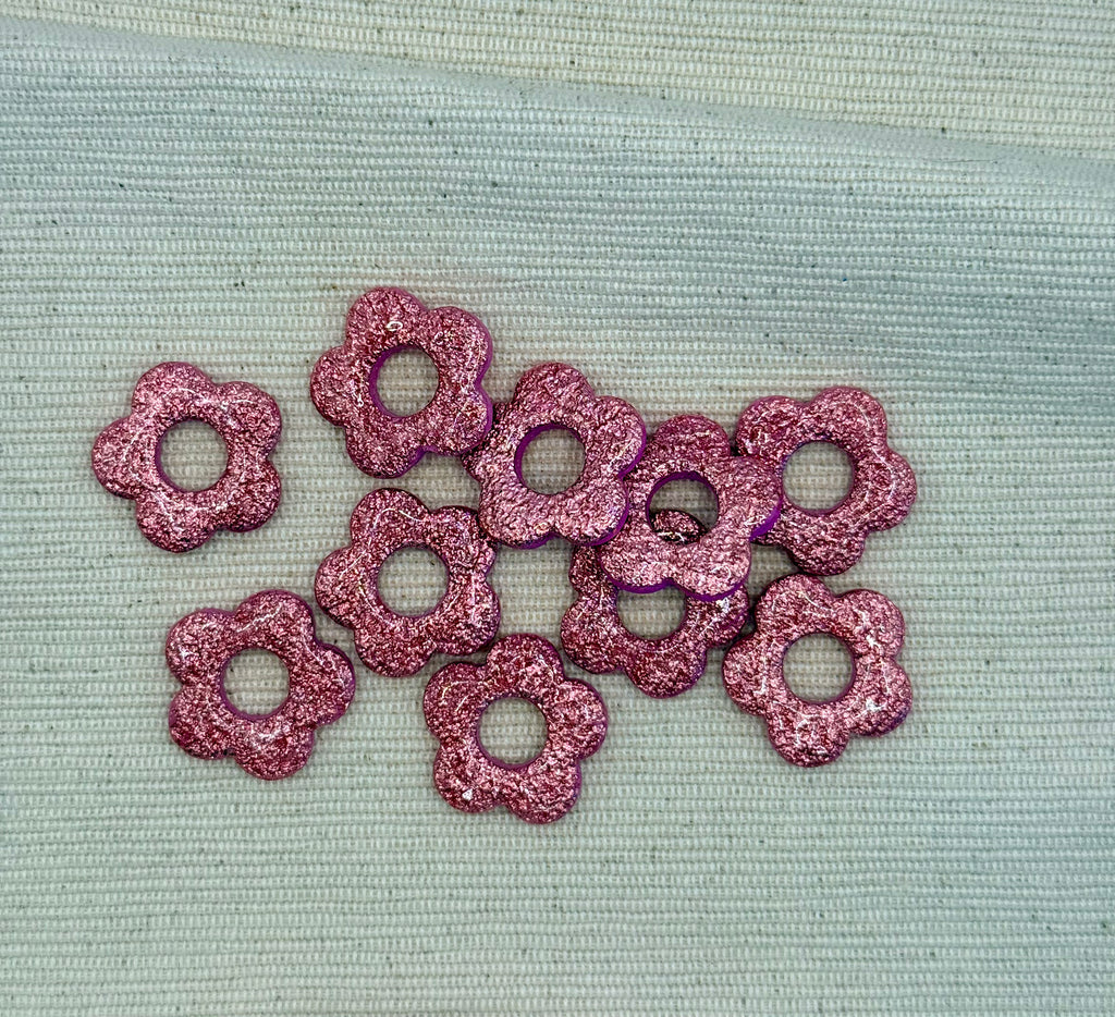 Pampilles Noa Rose métallisées - Petites