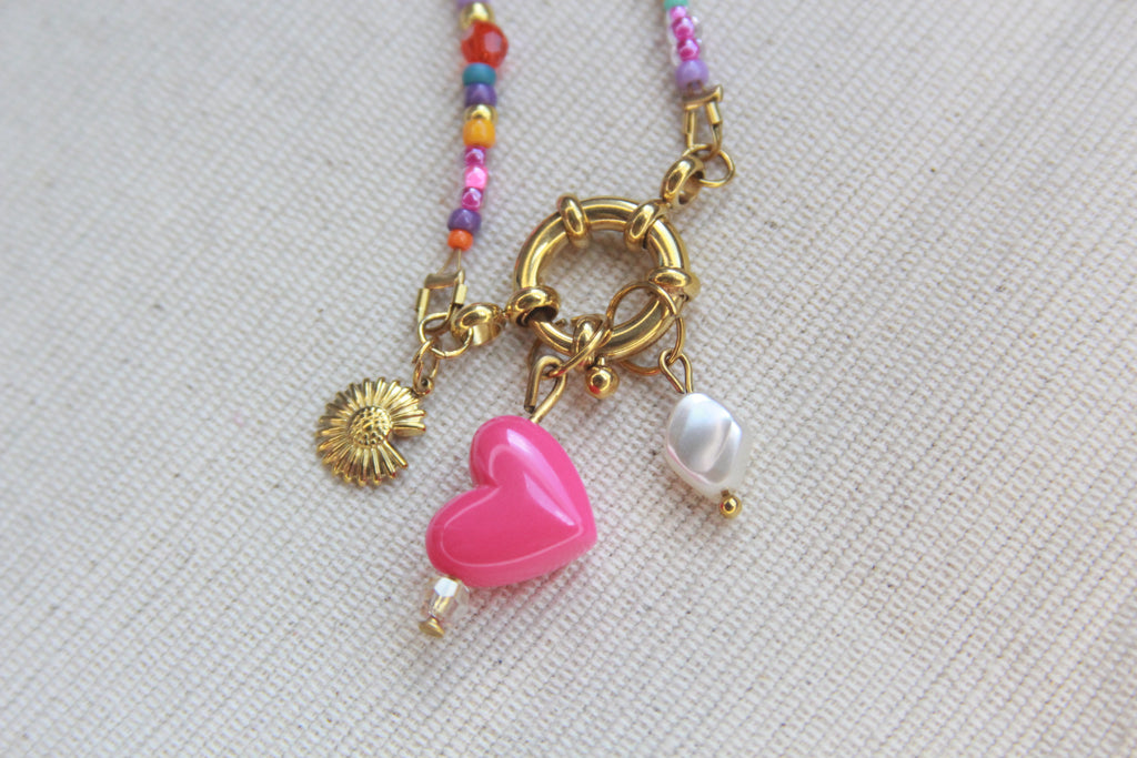 Collier perles Festival