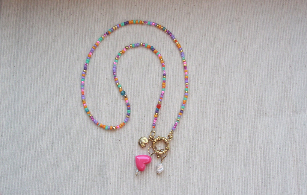 Collier perles Festival