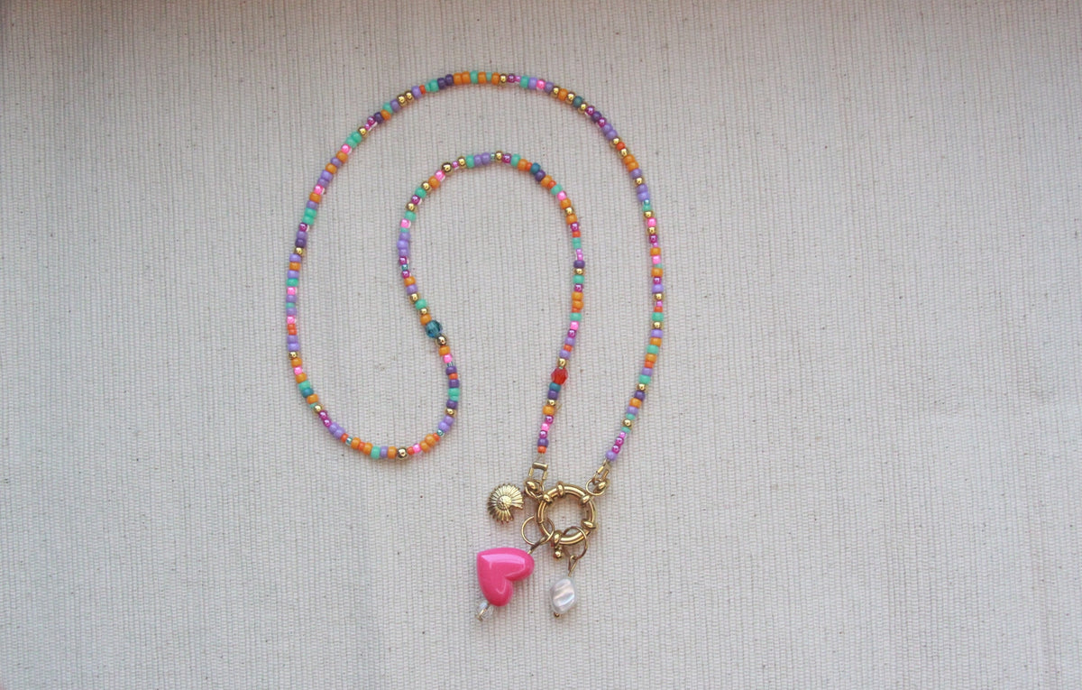 Collier perles Festival