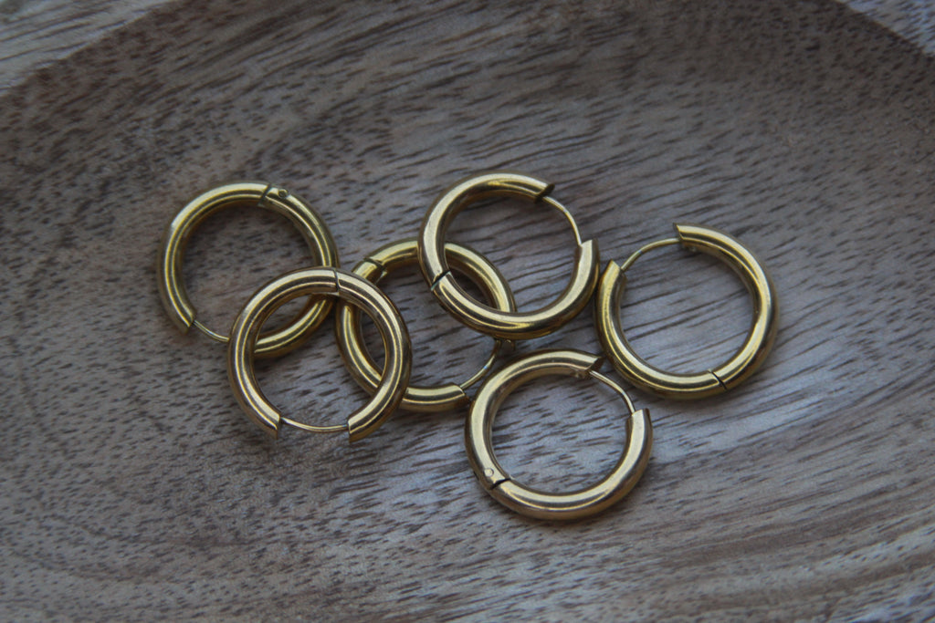 Créoles rondes 20mm/3mm épaisseur