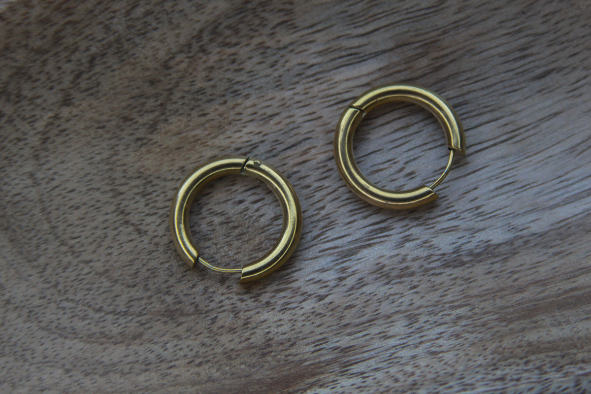 Créoles rondes 20mm/3mm épaisseur